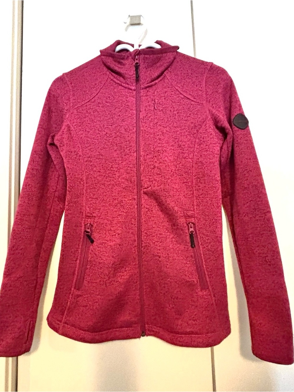 Sunice Women's Raspberry Hooded Full-Zip Teddy Fleece Jacket